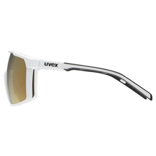 Glasses Uvex mtn perform S white matt / mirror gold