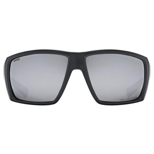 Glasses Uvex mtn venture CV black matt / mirror silver