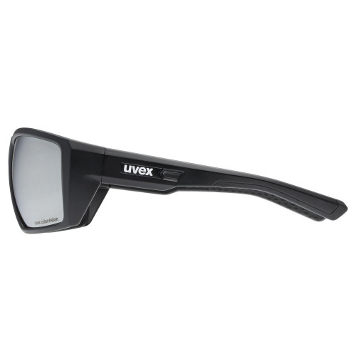 Glasses Uvex mtn venture CV black matt / mirror silver