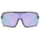 Brilles Uvex sportstyle 235 black matt / mirror lavender