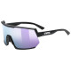 Brilles Uvex sportstyle 235 black matt / mirror lavender