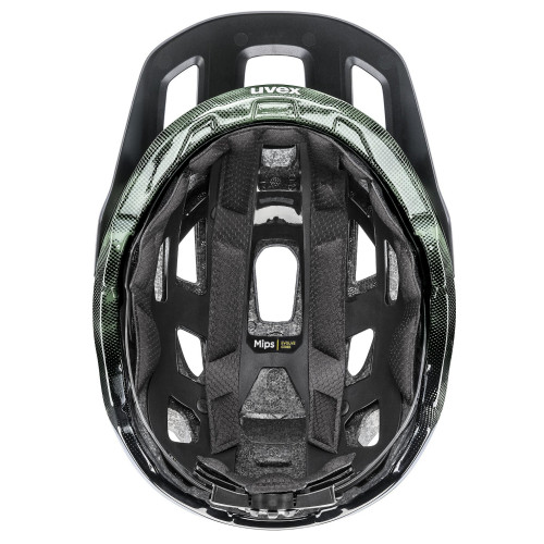 Velo ķivere Uvex react MIPS moss green-black matt-52-56CM