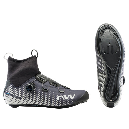 Velo apavi Northwave Celsius R Arctic GTX Road carbon grey-reflective-43