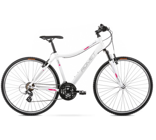 Bicycle Romet Orkan D 2025 white-violet-15" / S