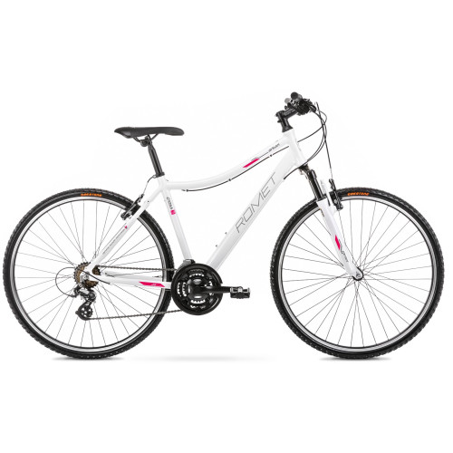 Bicycle Romet Orkan D 2025 white-violet-15" / S