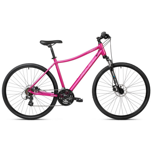 Velosipēds Romet Orkan 2 D 2025 pink-white-bright graphite-18" / M