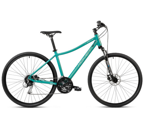 Velosipēds Romet Orkan 3 D 2025 turquoise-white-silver-18" / M
