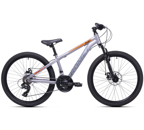 Velosipēds Romet Rambler DIRT 24 2025 silver-orange