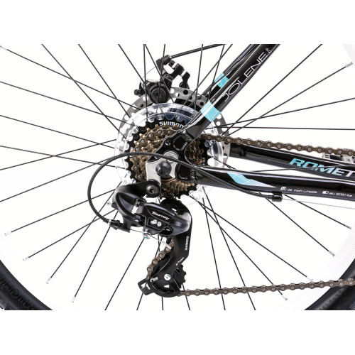 Velosipēds Romet Jolene 6.2 2025 black-green-violet-17" / M