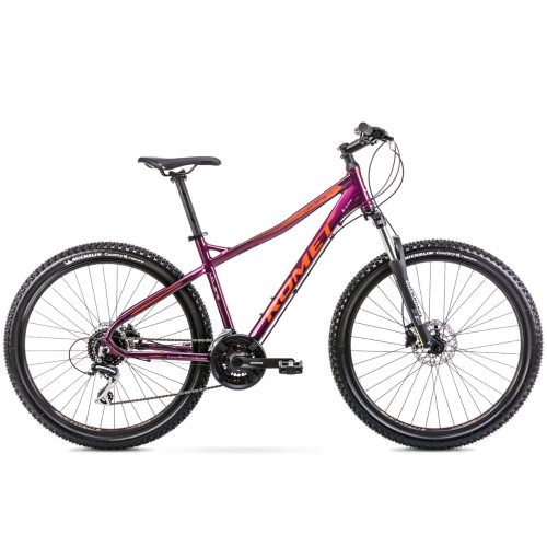Velosipēds Romet Jolene 7.2 2025 purple-orange-19" / L