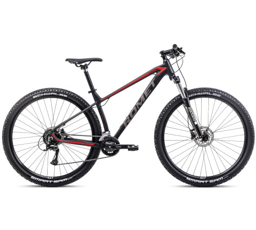Bicycle Romet Mustang M1 2025 black-red-19" / L