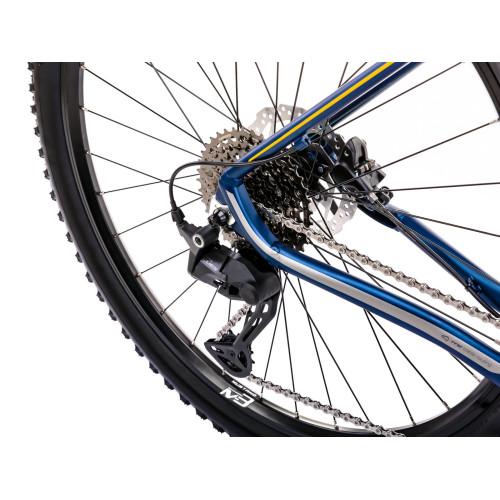 Velosipēds Romet Mustang M3 CS 2025 dark blue-yellow-21" / XL