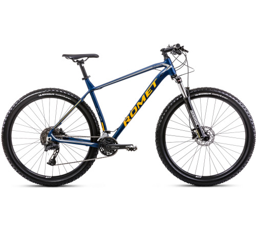 Bicycle Romet Mustang M3 CS 2025 dark blue-yellow-21" / XL