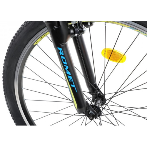 Bicycle Romet Rambler R6.1 JR 2025 blue-green-black-17" / M