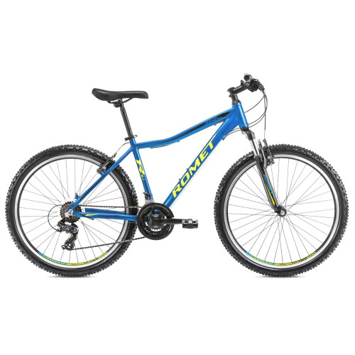 Bicycle Romet Rambler R6.1 JR 2025 blue-green-black-17" / M