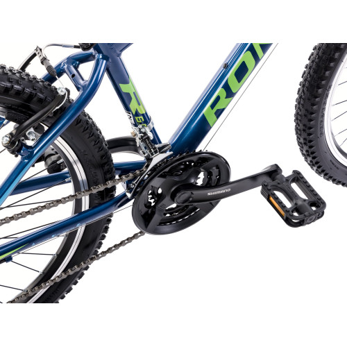 Bicycle Romet Rambler R6.0 2025 blue-lemon-19" / L