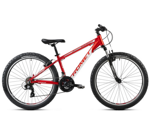Velosipēds Romet Rambler R6.1 2025 red-white-grey-17" / M