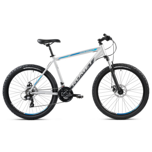 Bicycle Romet Rambler R6.2 2025 silver-blue-21" / XL