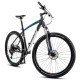 Velosipēds Romet Rambler R7.3 CS 2025 black-turquoise-silver-18" / M