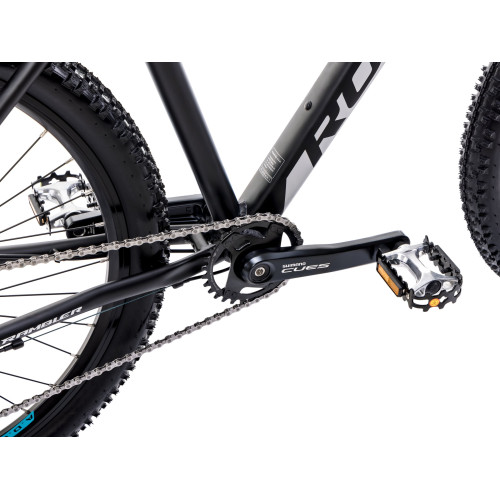 Velosipēds Romet Rambler R7.3 CS 2025 black-turquoise-silver-18" / M