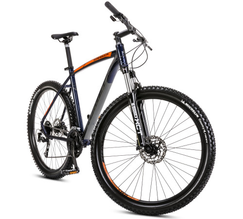 Velosipēds Romet Rambler R7.3 2025 dark blue-orange-20" / L