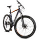 Velosipēds Romet Rambler R7.3 2025 dark blue-orange-20" / L