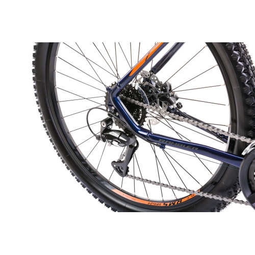 Velosipēds Romet Rambler R7.3 2025 dark blue-orange-20" / L