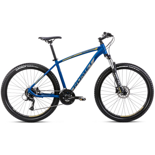 Velosipēds Romet Rambler R7.3 2025 blue-yellow-20" / L
