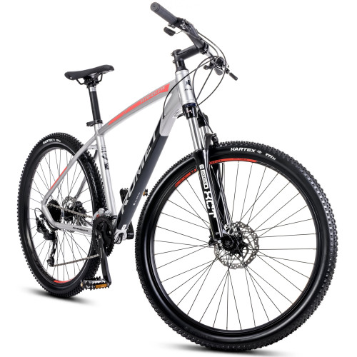 Bicycle Romet Rambler R7.4 2025 silver-red-graphite-18" / M