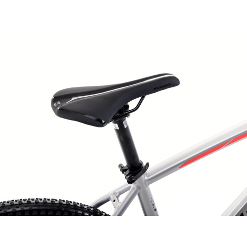 Bicycle Romet Rambler R7.4 2025 silver-red-graphite-18" / M