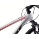 Bicycle Romet Rambler R7.4 2025 silver-red-graphite-18" / M