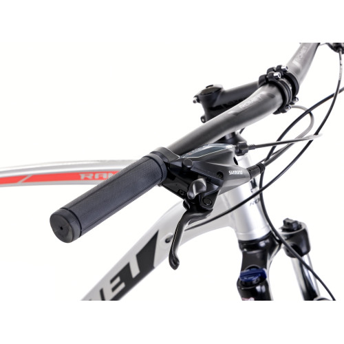 Bicycle Romet Rambler R7.4 2025 silver-red-graphite-18" / M