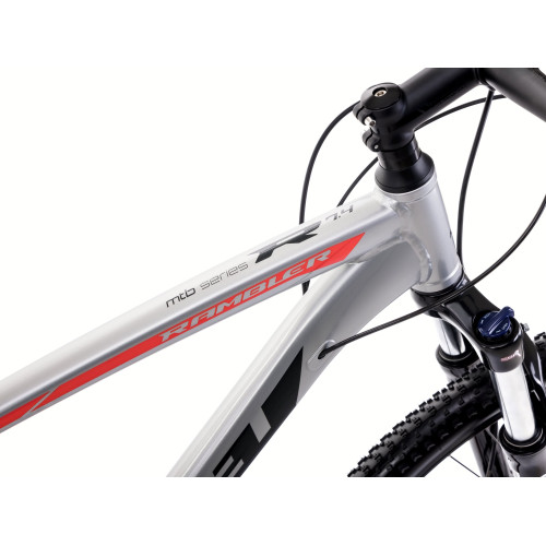 Bicycle Romet Rambler R7.4 2025 silver-red-graphite-20" / L