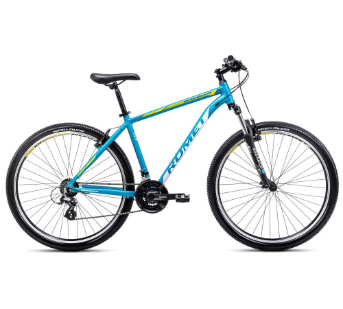Velosipēds Romet Rambler R9.1 2025 blue-white-yellow-19" / L