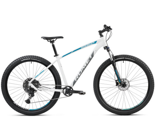 Bicycle Romet Rambler R9.3 CS 2025 white-graphite-turquoise-18" / M