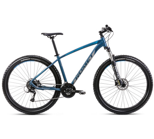 Velosipēds Romet Rambler R9.3 2025 dark blue-graphite-blue-20" / L