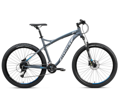 Bicycle Romet Rambler FIT 27.5 2025 black-silver-blue-18" / M