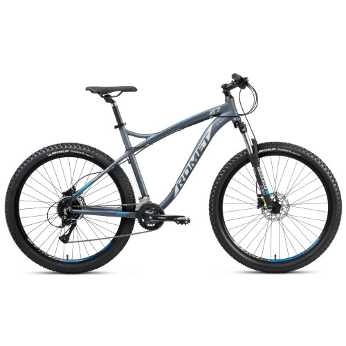 Bicycle Romet Rambler FIT 27.5 2025 black-silver-blue-18" / M