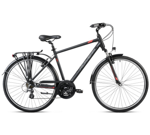 Bicycle Romet Wagant 1 2025 black-red-21" / L