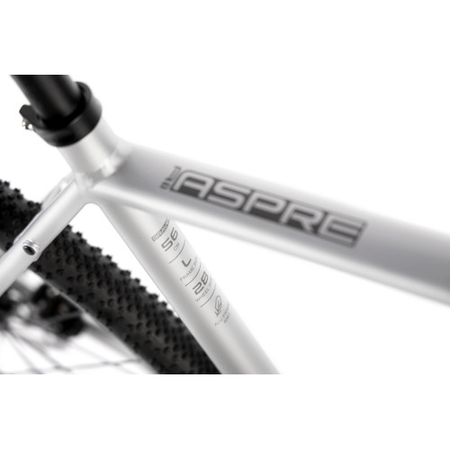 Velosipēds Romet Aspre 1 2025 silver-red-56 cm / L