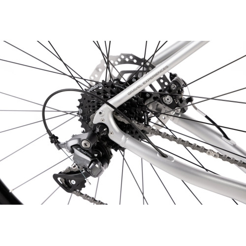 Velosipēds Romet Aspre 1 2025 silver-red-56 cm / L