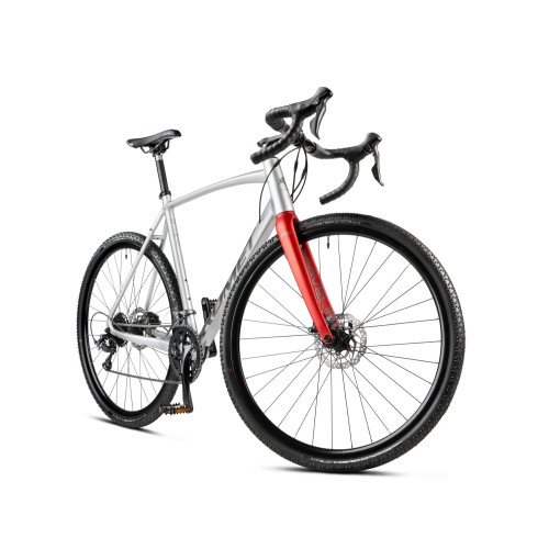 Velosipēds Romet Aspre 1 2025 silver-red-56 cm / L