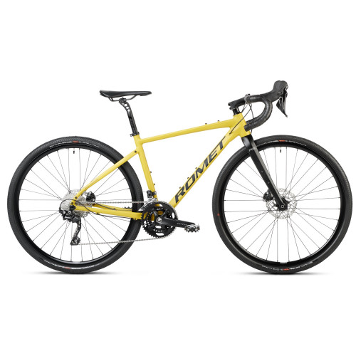 Bicycle Romet Aspre 2 2025 dark yellow-black-48 cm / S