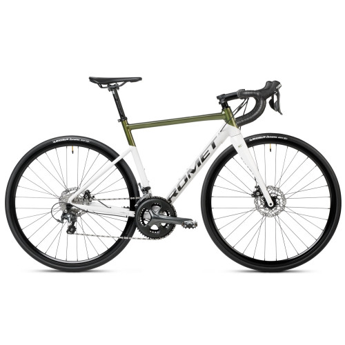 Bicycle Romet Huragan 4 Disc 2025 green-white-graphite-56 cm / L