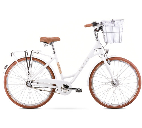 Bicycle Romet Pop Art Classic 2025 white-20" / L