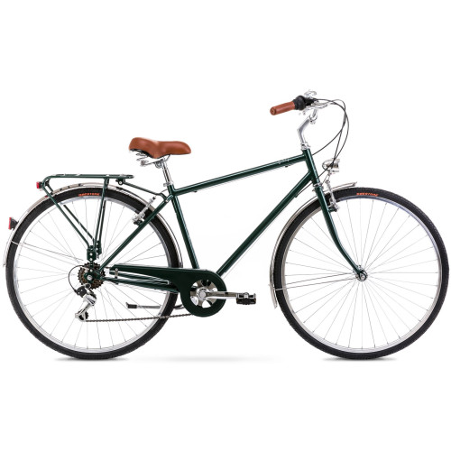 Velosipēds Romet Vintage Eco M 2025 dark green-18" / M