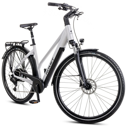 Elektriskais velosipēds Romet e-Gazela 2.0 504WH 2025 silver-19" / L