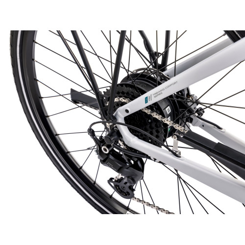 Elektriskais velosipēds Romet e-Gazela 2.0 504WH 2025 silver-19" / L