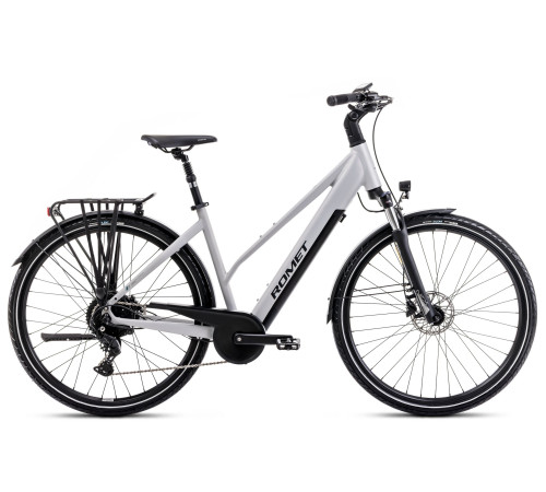 Elektriskais velosipēds Romet e-Gazela 2.0 504WH 2025 silver-19" / L