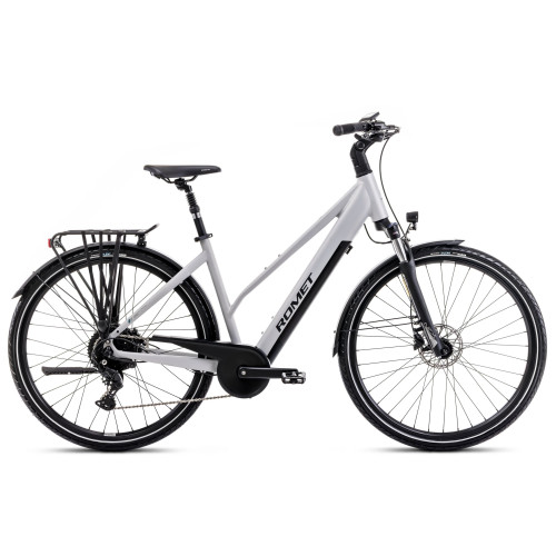 Elektriskais velosipēds Romet e-Gazela 2.0 504WH 2025 silver-19" / L